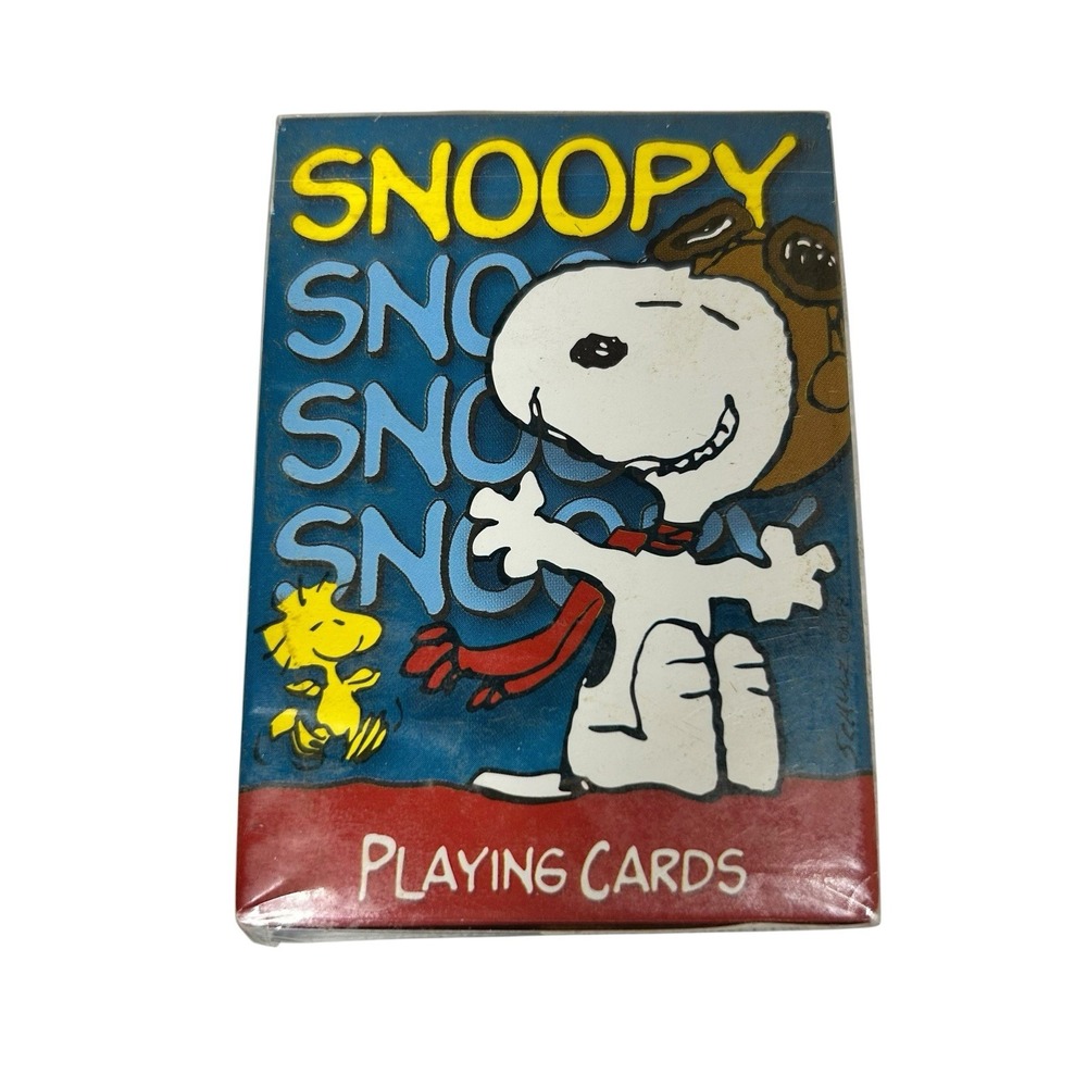 Vintage Hoyle Snoopy Playing Cards Model #6840 Made In USA New Sealed